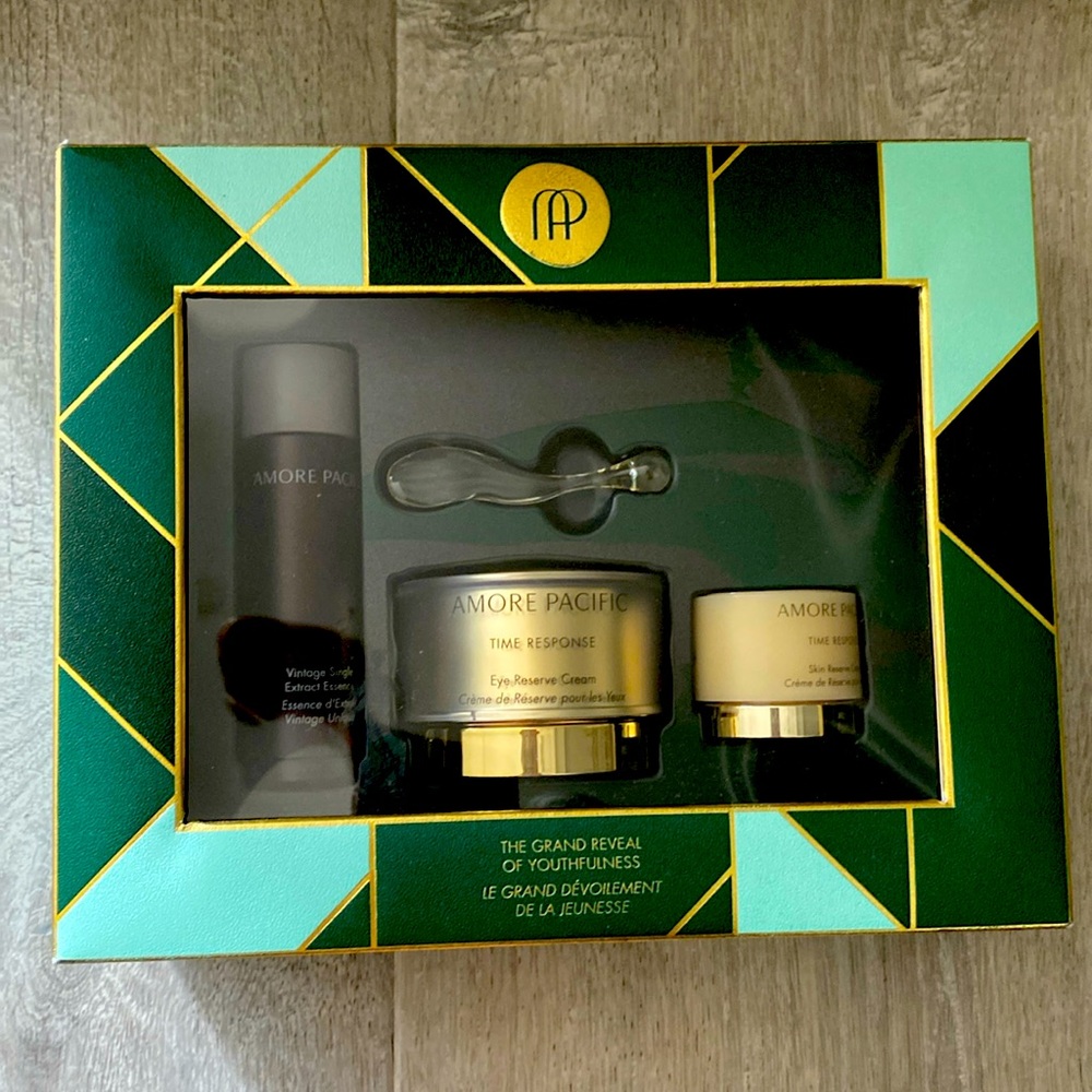 AMORE PACIFIC Youthfulness Set - TIME RESPONSE EYE + cream + vintage extract NEW